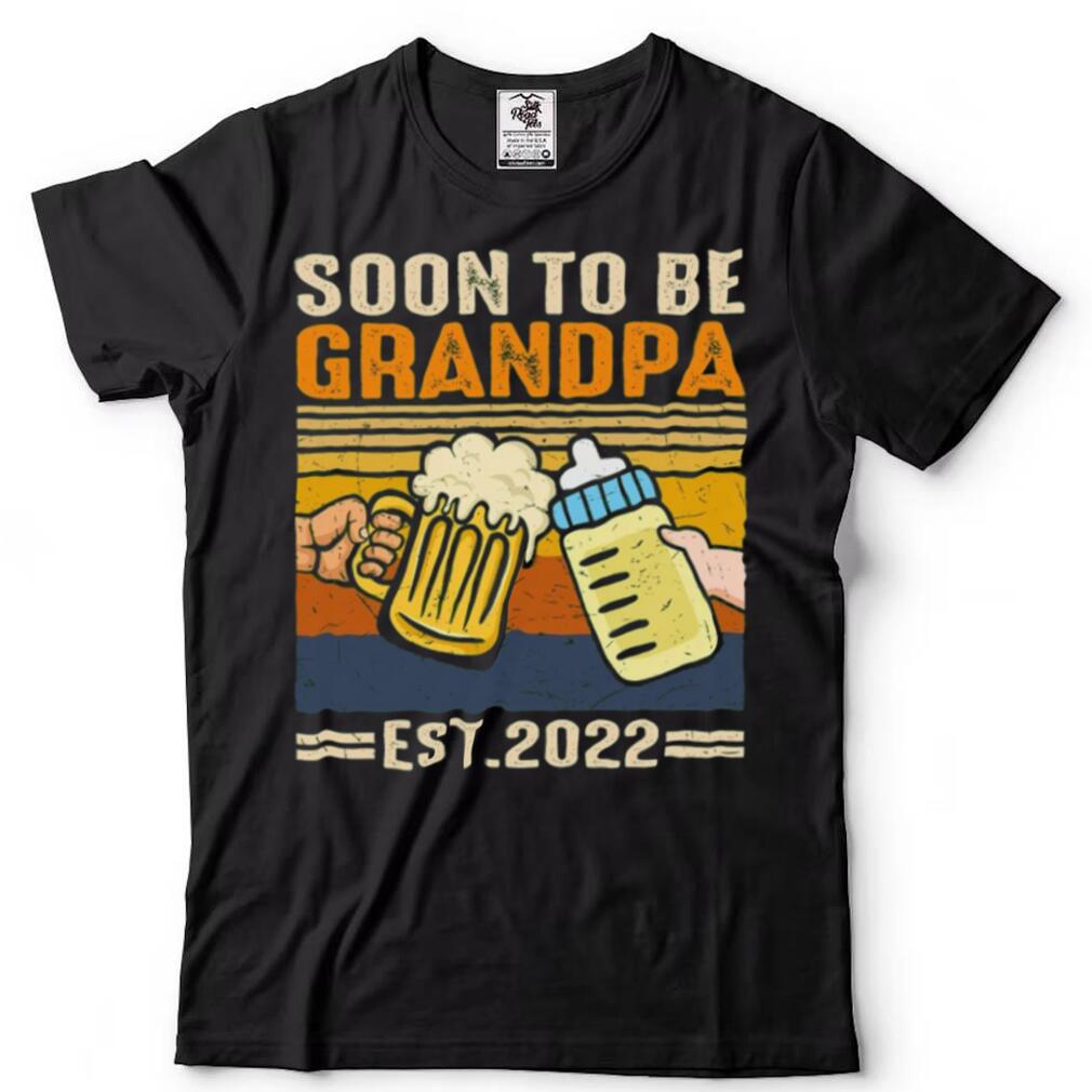 Soon To Be Grandpa Est 2022 T Shirt