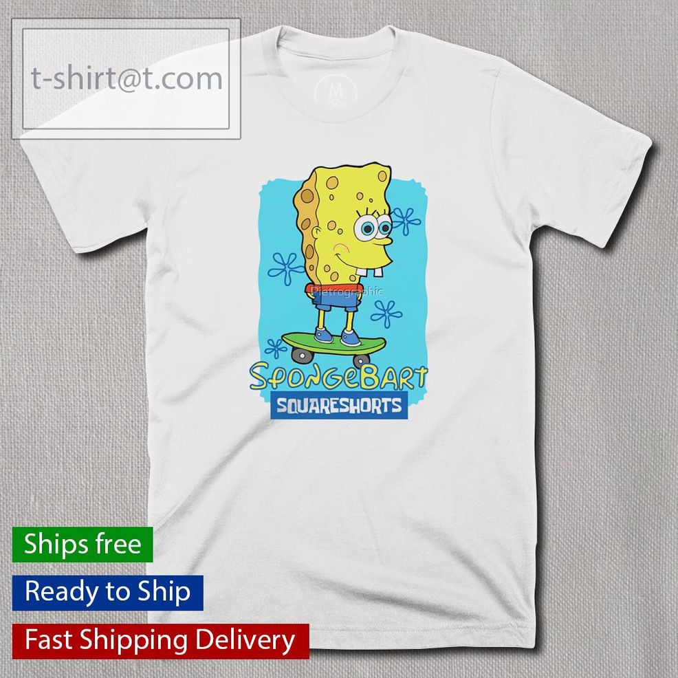 SpongeBob SquarePants SpongeBart SquareShort Shirt