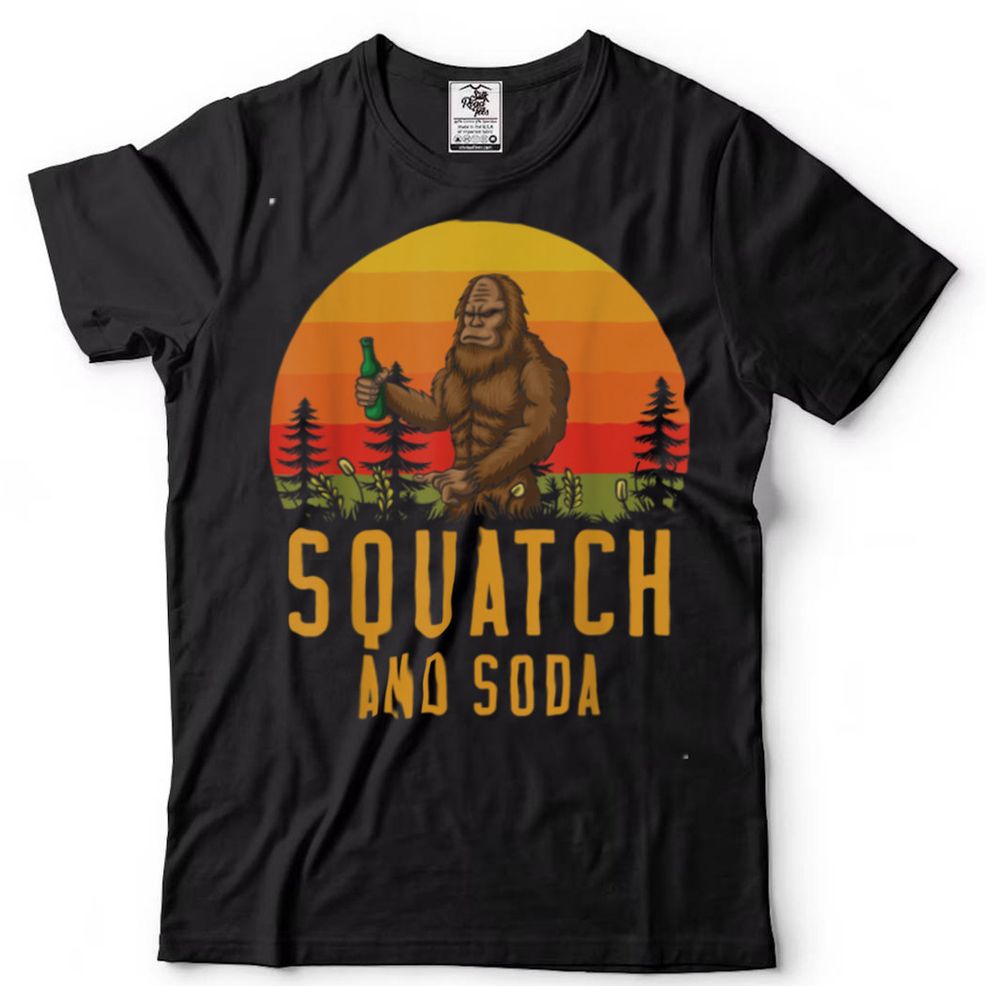 Squatch And Soda Sasquatch Bigfoot Yeti T Shirt