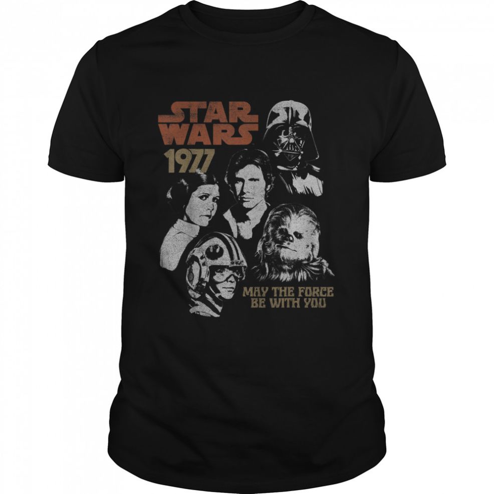 Star Wars 1977 Vintage Portrait Collage T Shirt