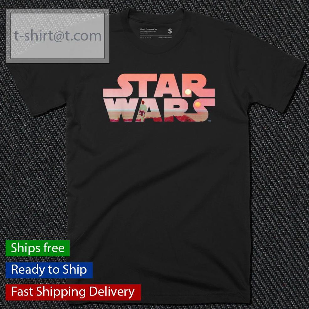 Star Wars Logo Luke Skywalker Tatooine Shirt