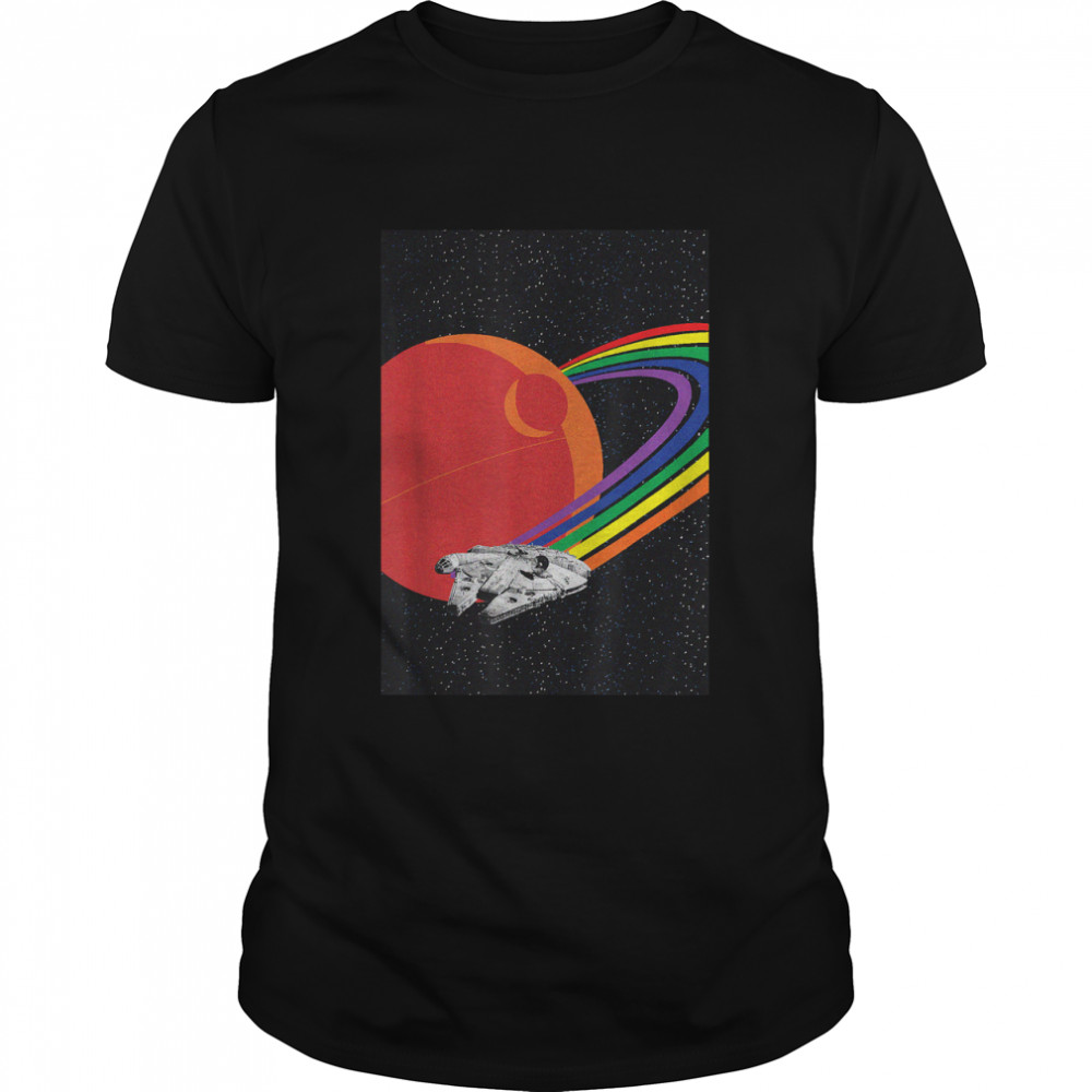 Star Wars Millennium Falcon Rainbow T-Shirt