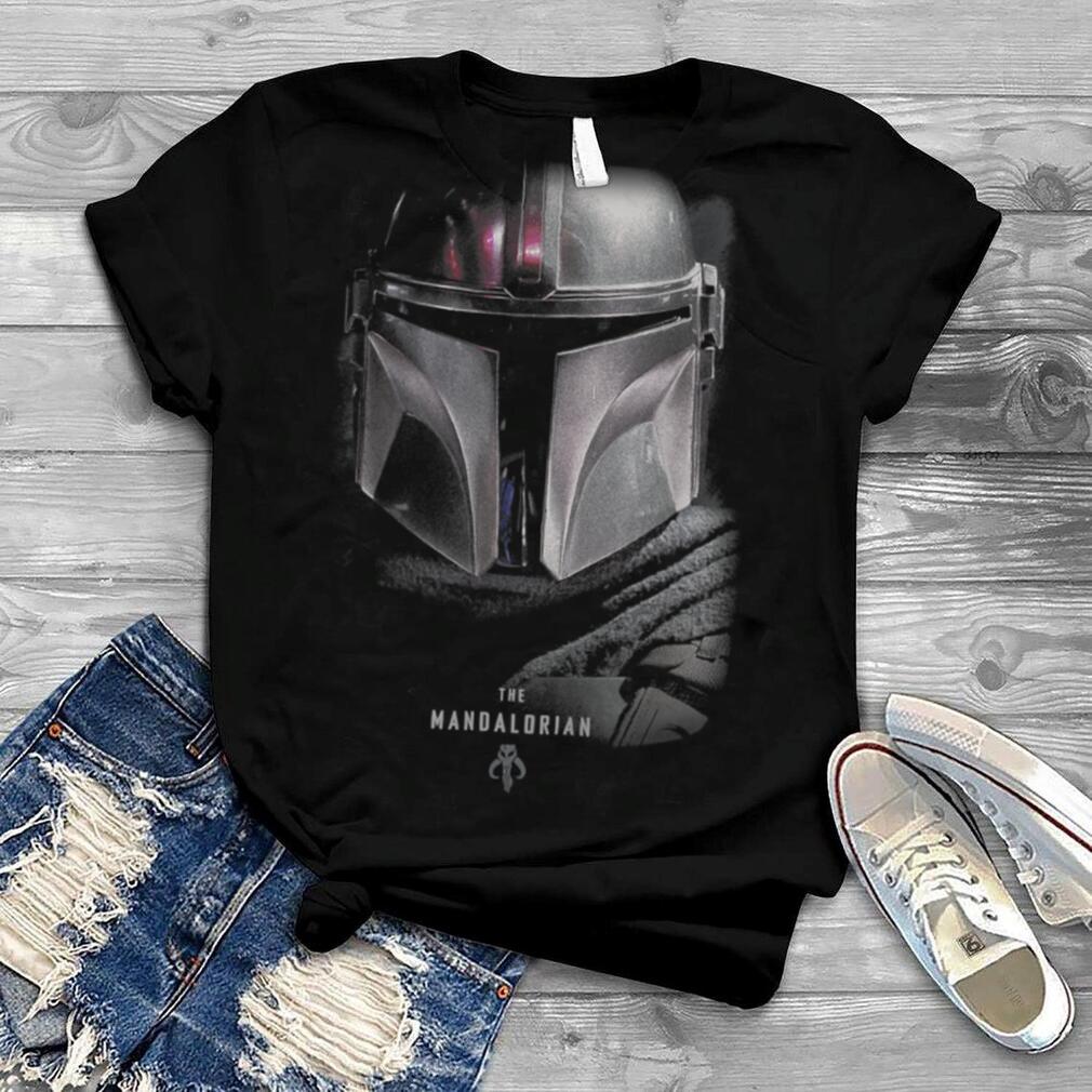Star Wars The Mandalorian Dark Portrait T Shirt