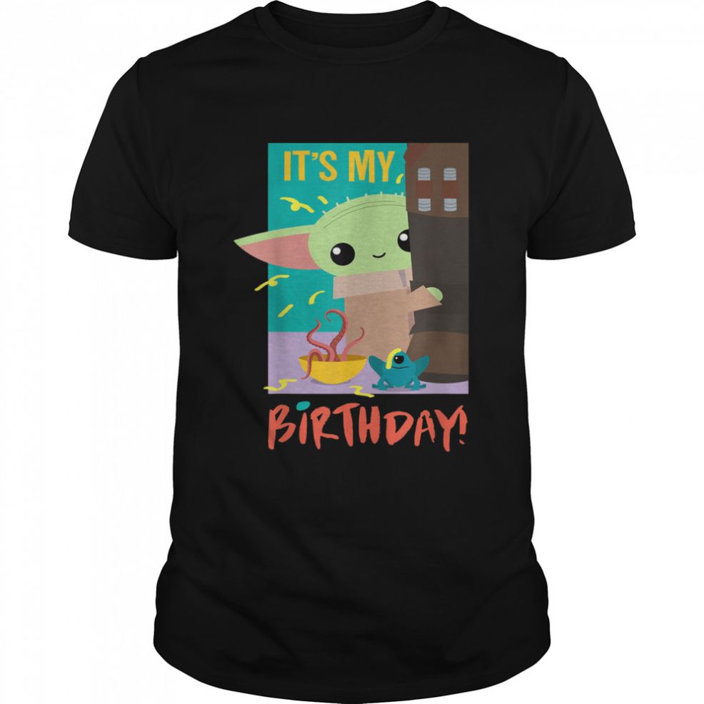 Star Wars The Mandalorian The Child Funny It’s My Birthday T Shirt