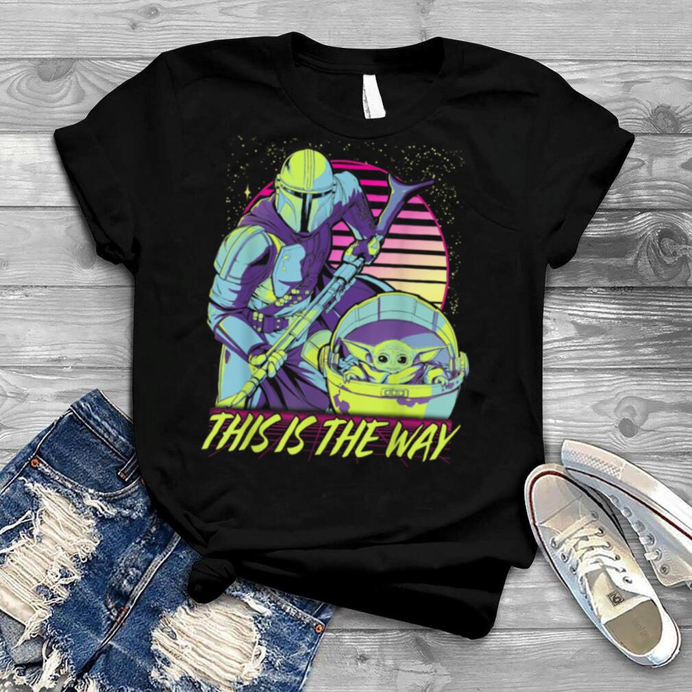 Star Wars The Mandalorian The Child This Is The Way Neon T-Shirt