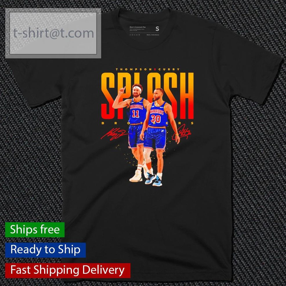 Steph Curry Klay Thompson Basketball Signatures Shirt