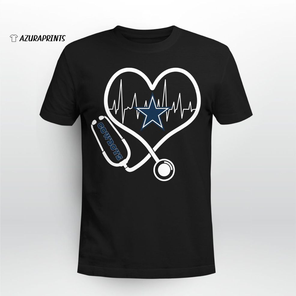 Stethoscope Heart Dallas Cowboys Shirt