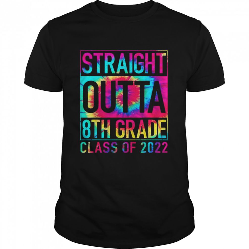 Straight Outta Eighth Grade Graduation Class Of 2022 Premium T Shirt