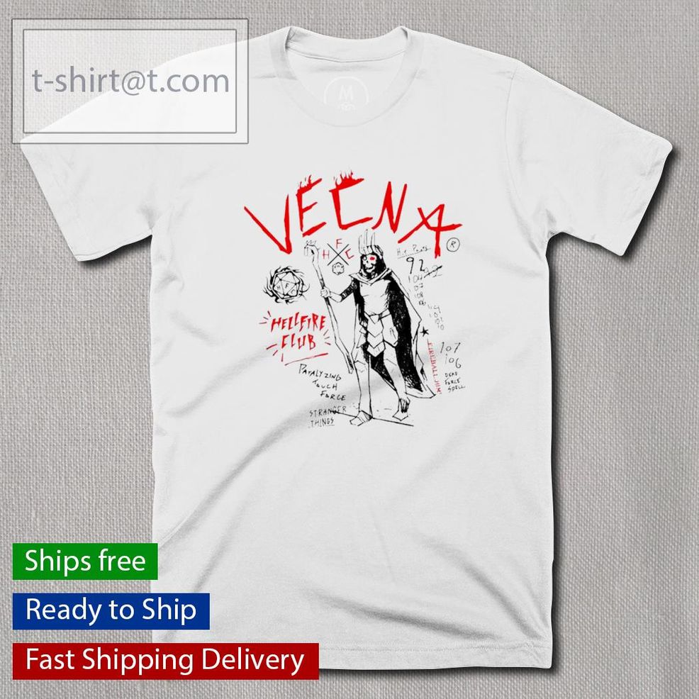 Stranger Things 4 Vecna Doodle Collage Shirt