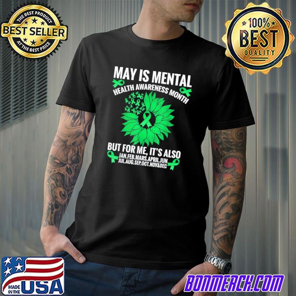 Sunflower Mental Health For May Shirt