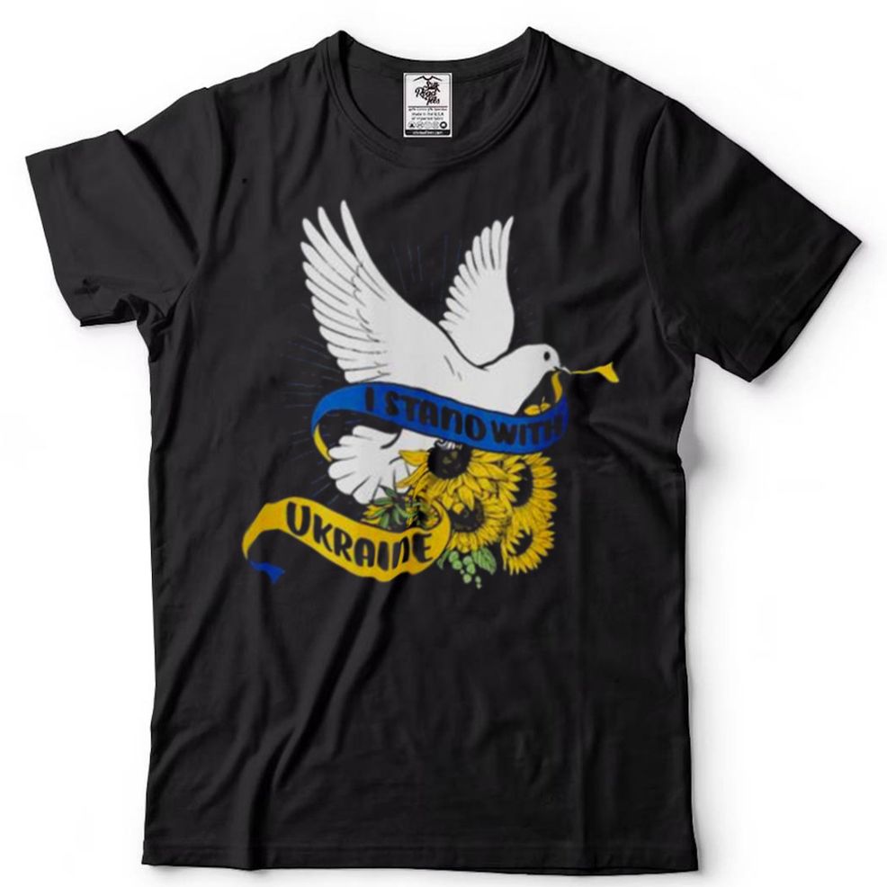 Sunflowers And Peace Dove Stand With Ukraine Shirt