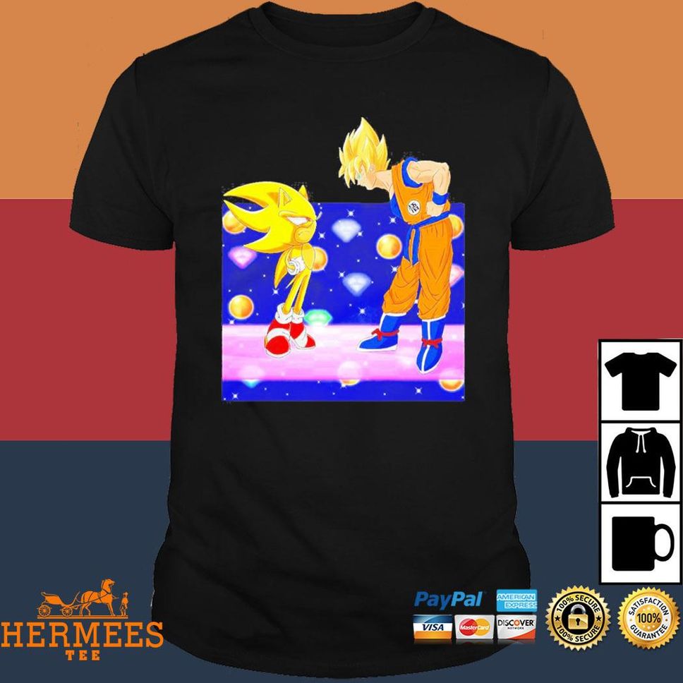 Super Sonic X Super Goku Shirt