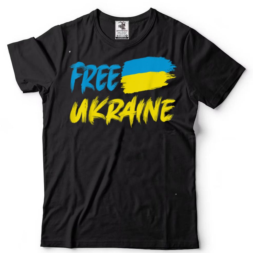 Support Ukraine I Stand With Ukraine Flag Free Ukraine T Shirt