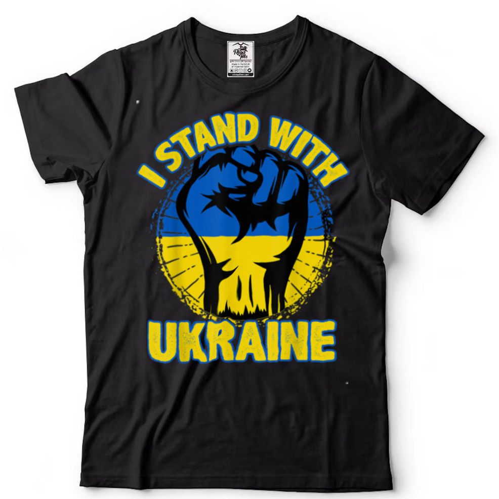 Support Ukrainian Flag I Stand With Ukraine T Shirt
