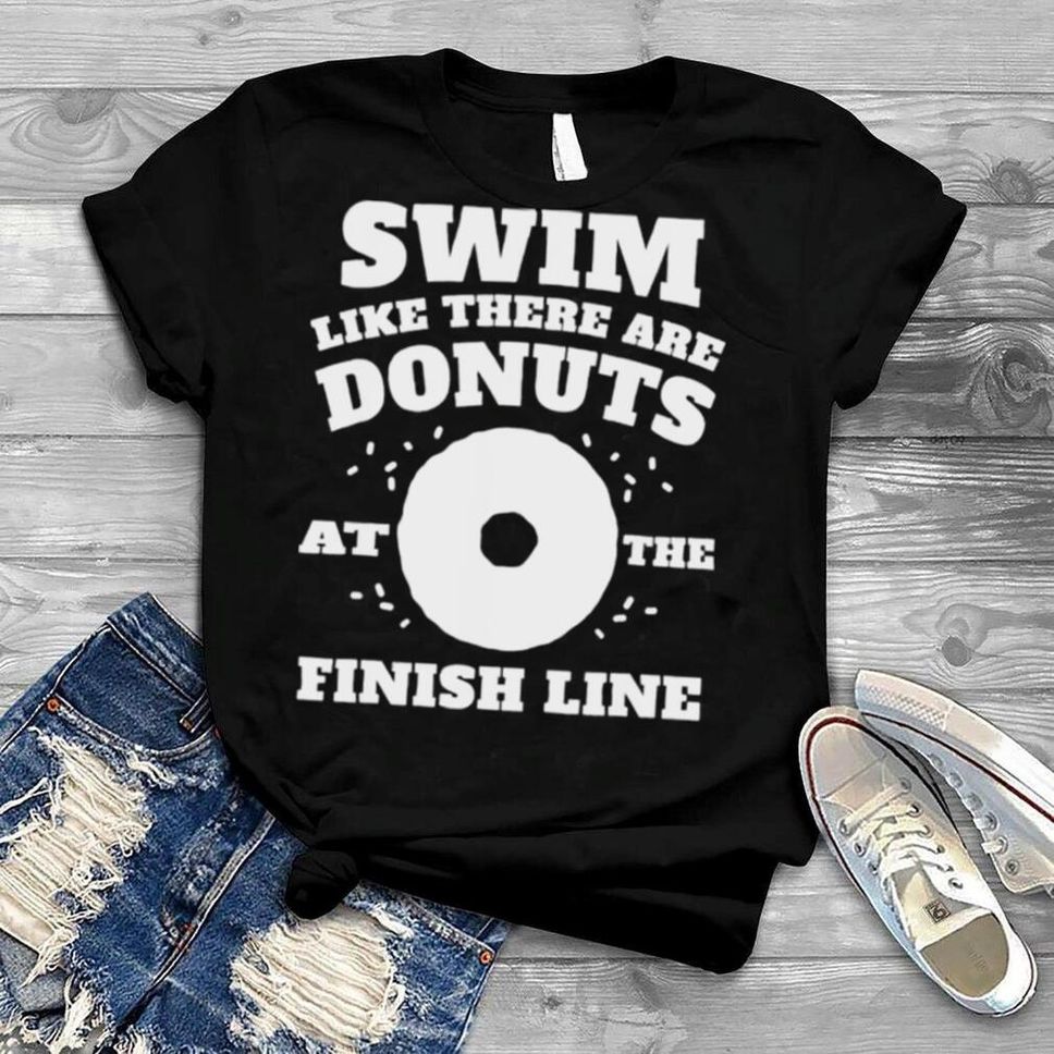 Swimmer Swimming Donut Shirt