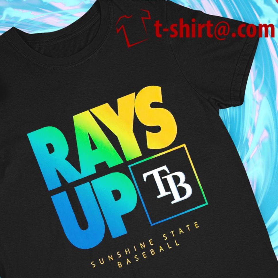 Tampa Bay Rays Rays Up Sunshine State Baseball Logo T Shirt