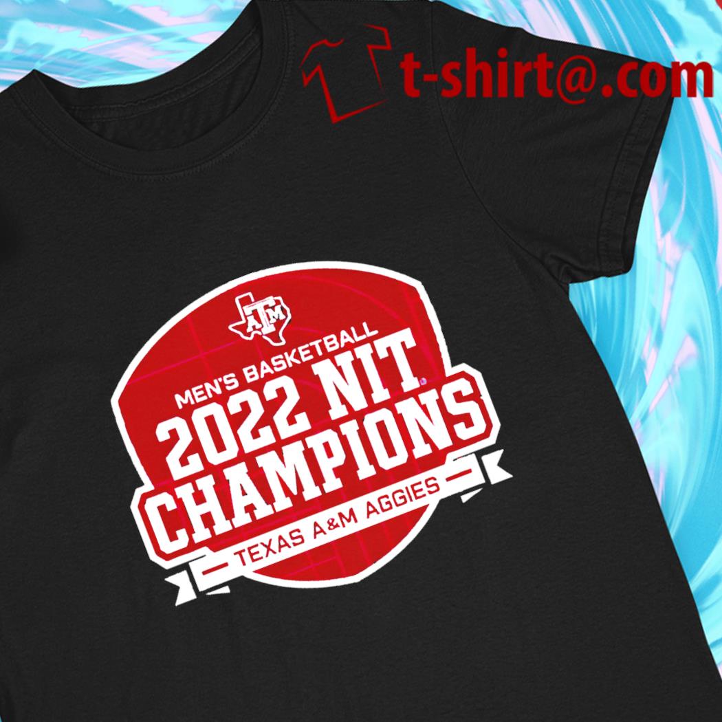 Texas A&M Aggies Men’s Basketball 2022 NIT Champions logo T-shirt