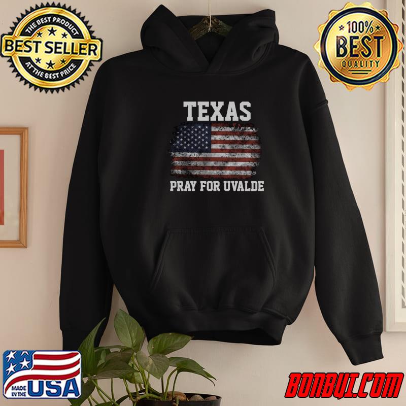 Texas pray for uvalde American flag T-shirt