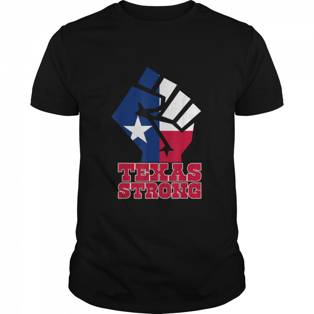 Texas Strong Protect Children Not Guns Graphic Raise Hand T-Shirt