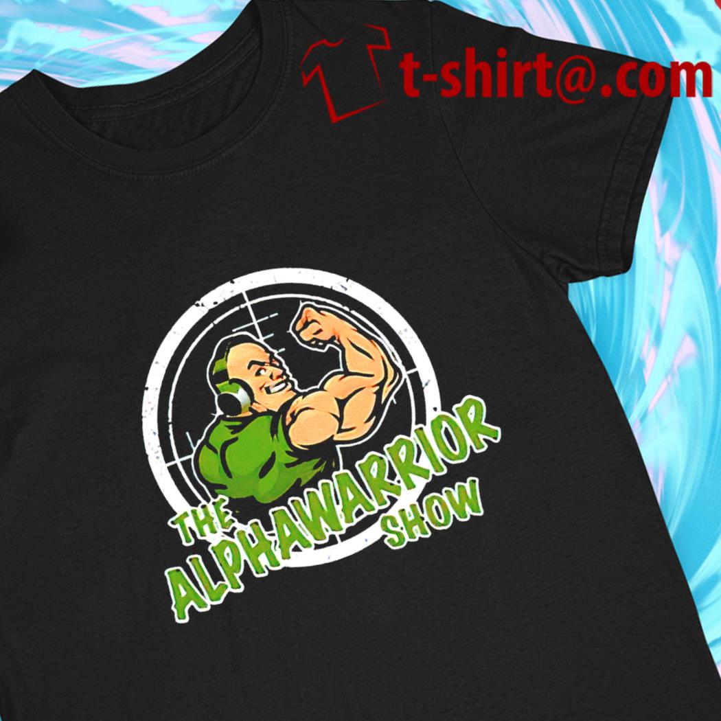 The Alpha Warrior Show logo T-shirt