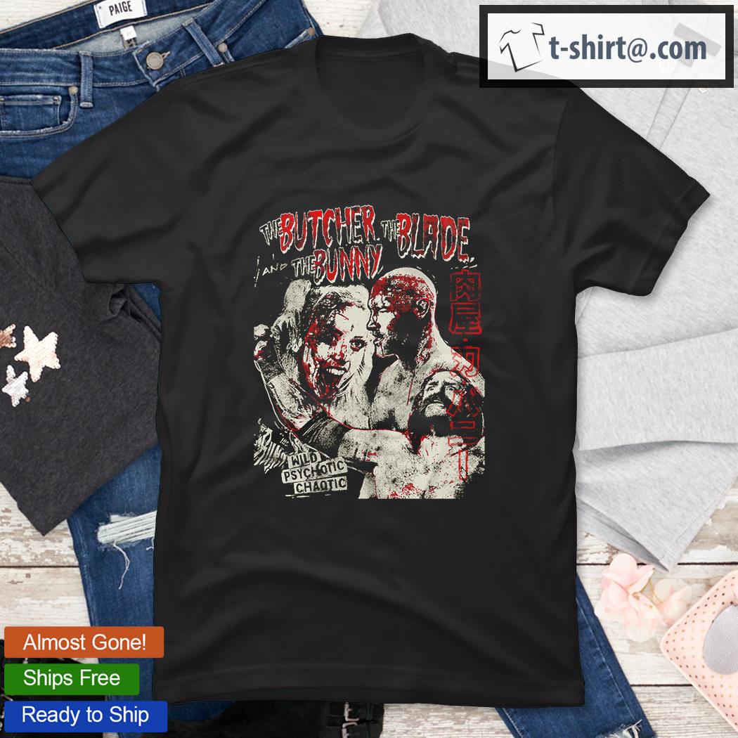 The Butcher The Blade And The Bunny Wild Psychotic Chaotic T-Shirt