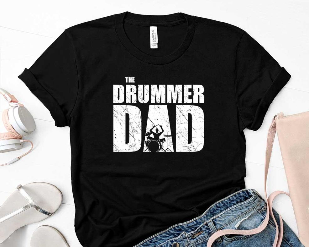 The Drummer Dad Happy Father Day Shirt