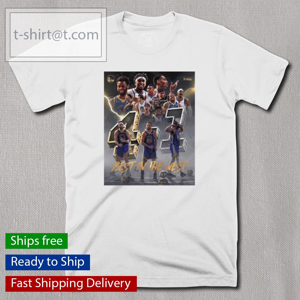 The Golden State Warriors Are Western Conference Champions Best In The West 4-1 Shirt