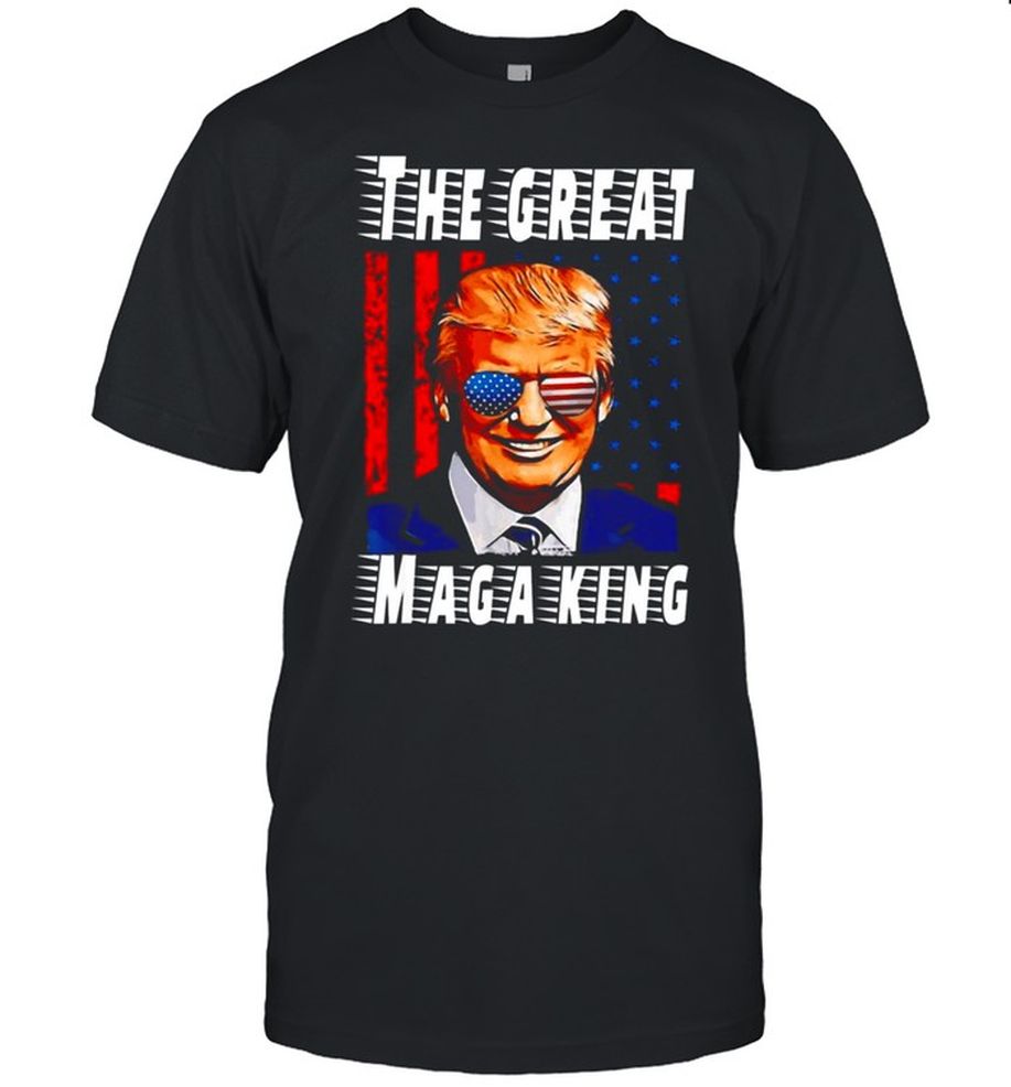 The Great Maga King Trump 2024 American Flag USA T Shirt