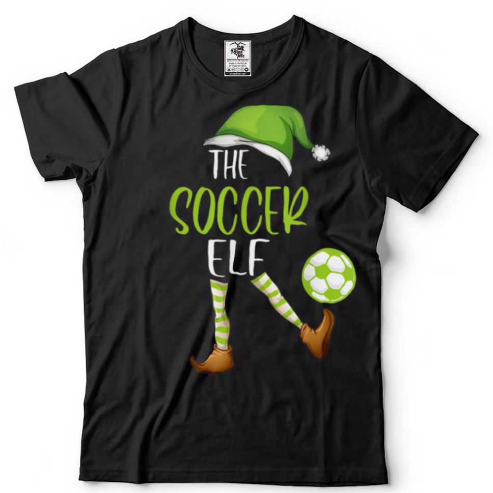 The Soccer Elf Matching Family Group Christmas Xmas Pajama T Shirt 1 Hoodie