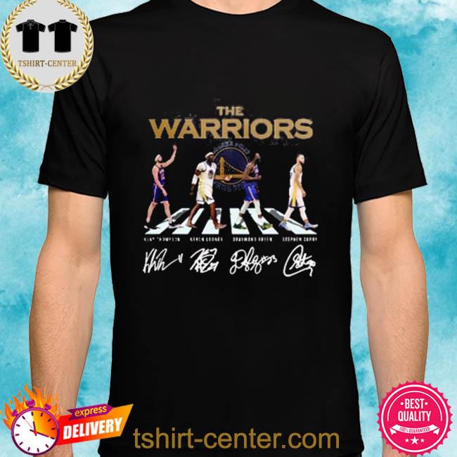 The warriors abbey road signatures 2022 shirt