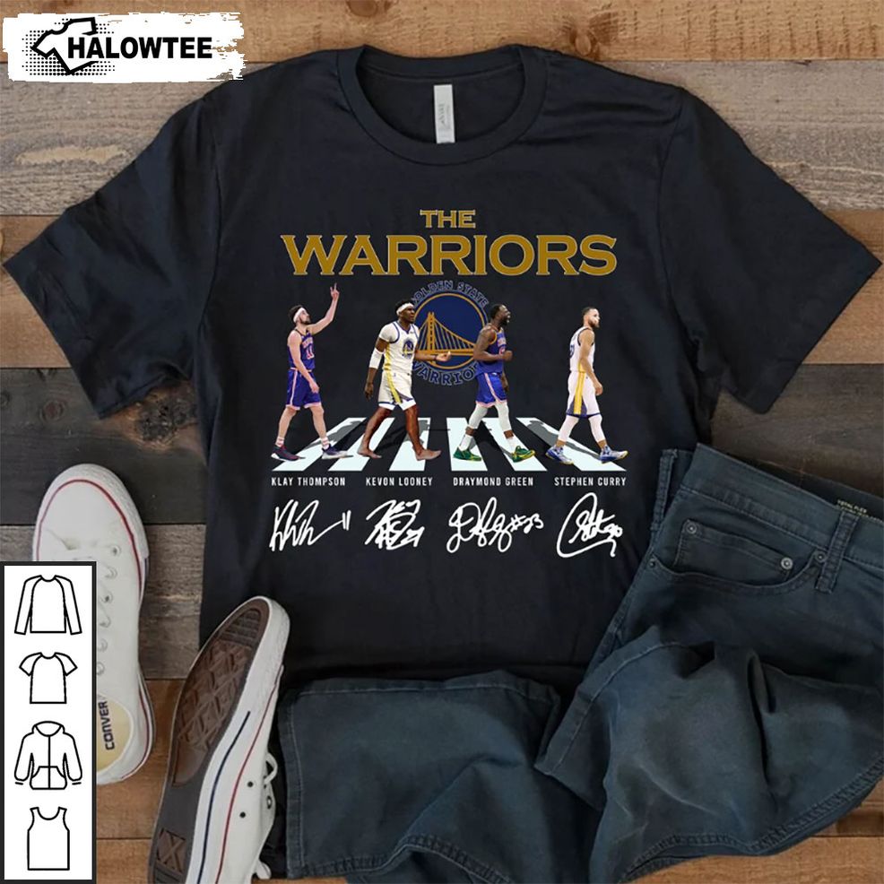 The Warriors Abbey Road Signatures Shirt Golden State Warriors T Shirt