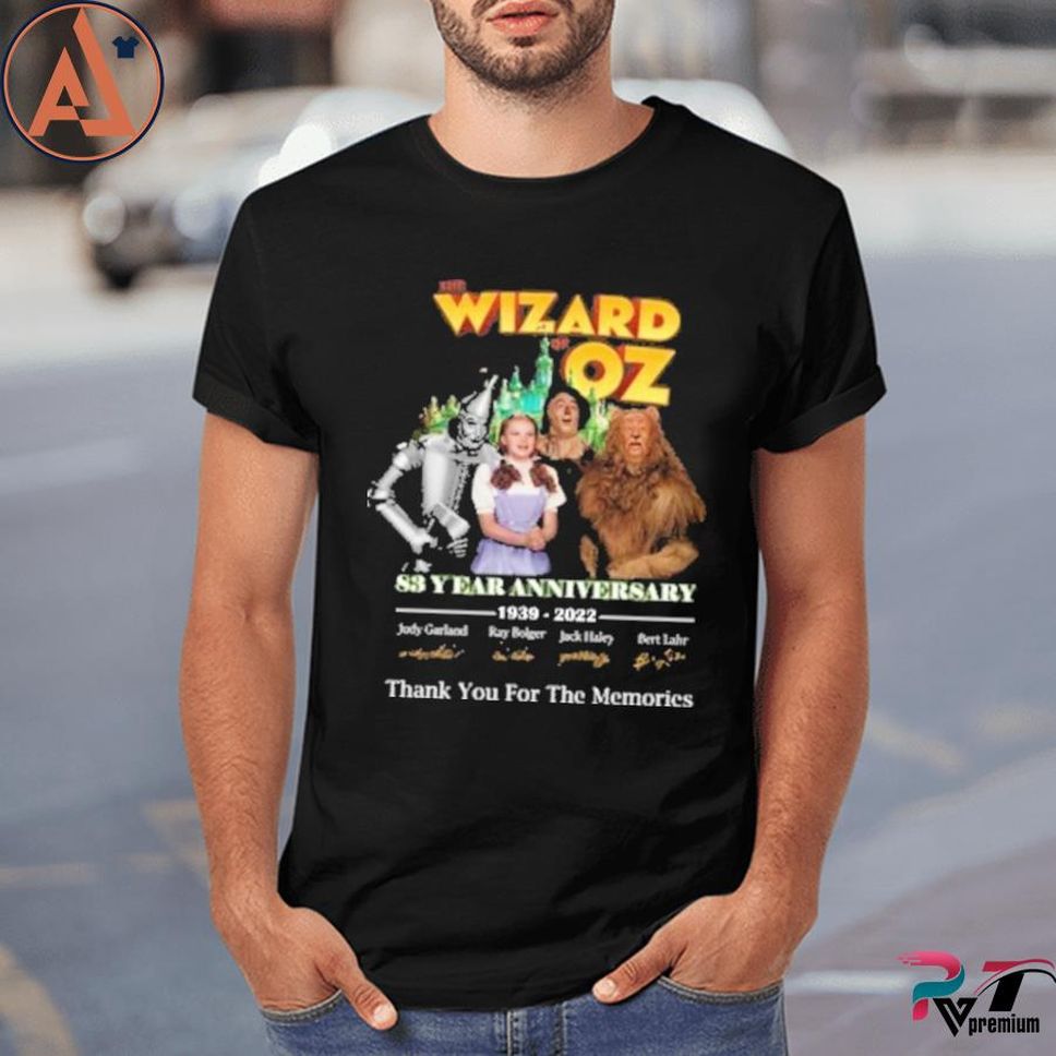 The Wizard Oz 83 Years Anniversary Thank You For The Memories Shirt