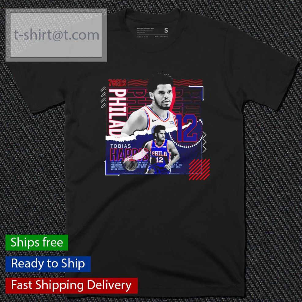 Tobias Harris Basketball Paper Poster 76ers Shirt