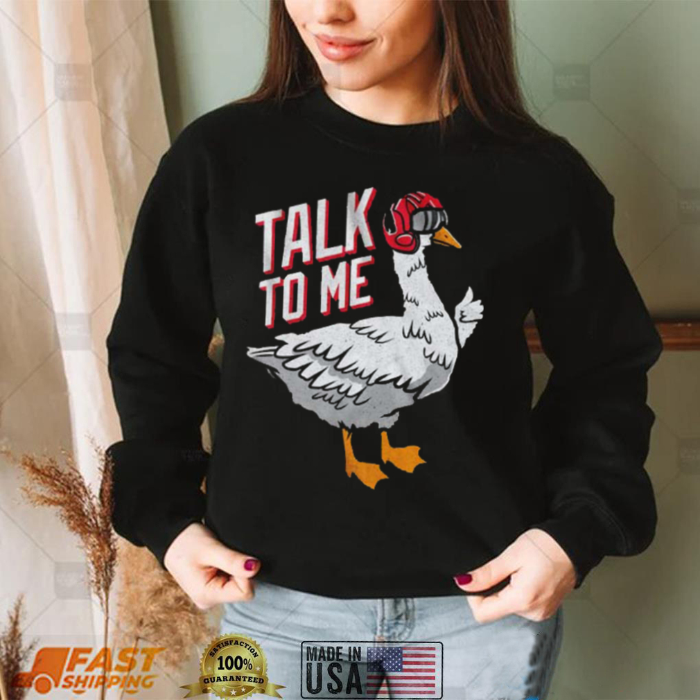 Top Gun Duck Talk To Me Goose Design Funny T Shirt