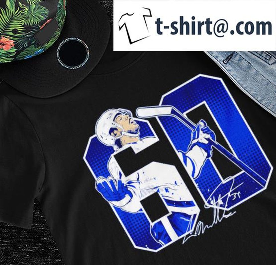 Toronto Maple Leafs Auston Matthews 60 Goals Signature Shirt