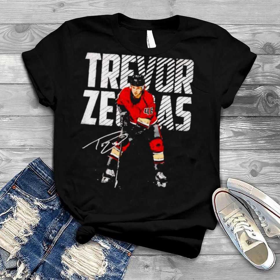Trevor Zegras Anaheim Bold Signature Shirt