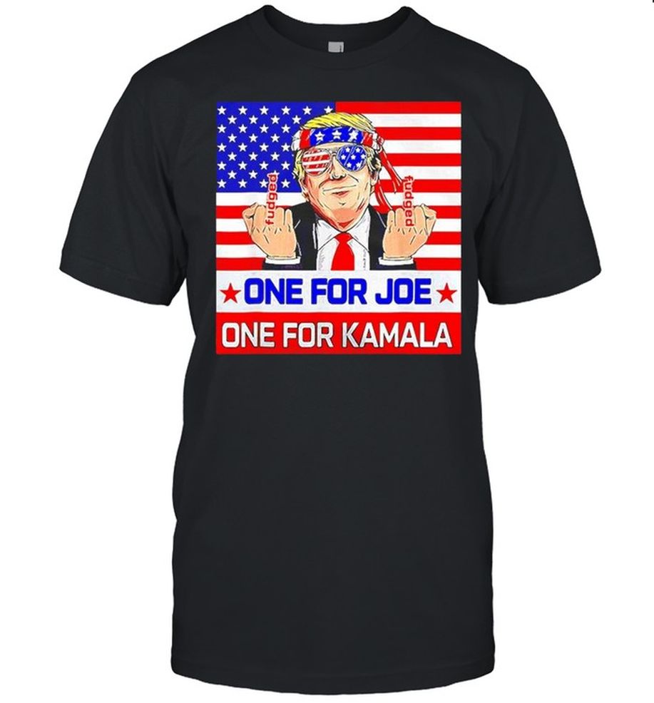 Trump One For Joe One For Kamala American Flag 2022 T Shirt