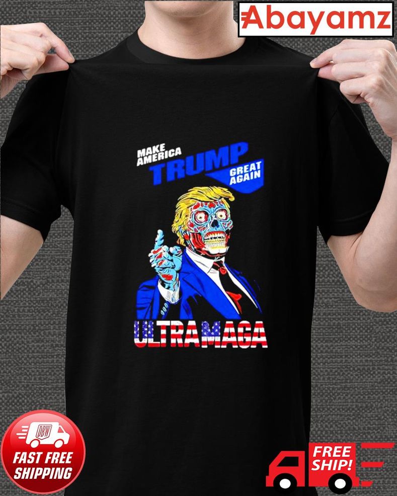 Trump Sugar Skull Make America Trump Great Again Ultra Maga Shirt