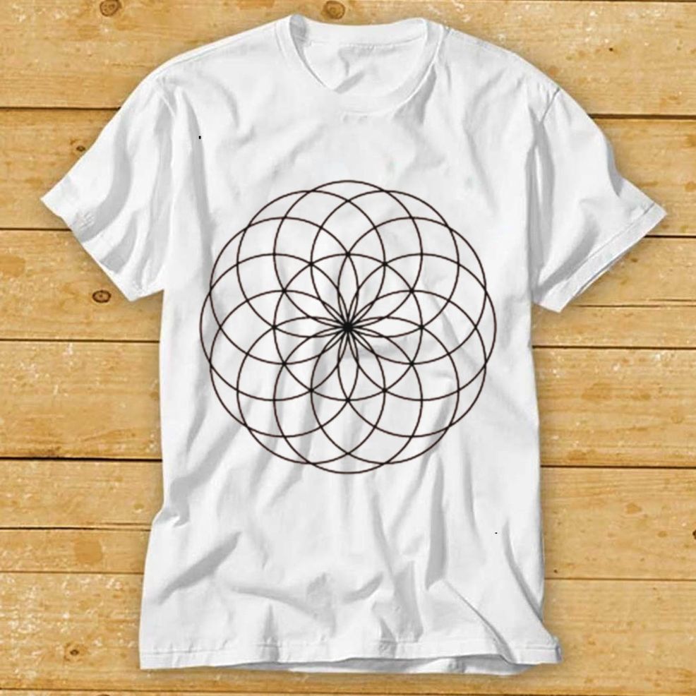 Tube Torus Flower Of Life Sacred Geometry Genesis Pattern Shirt