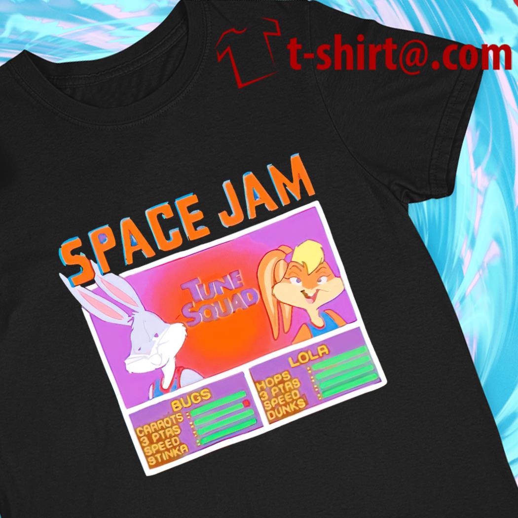 Tune Squad Jam Bugs and Lola characters funny T-shirt