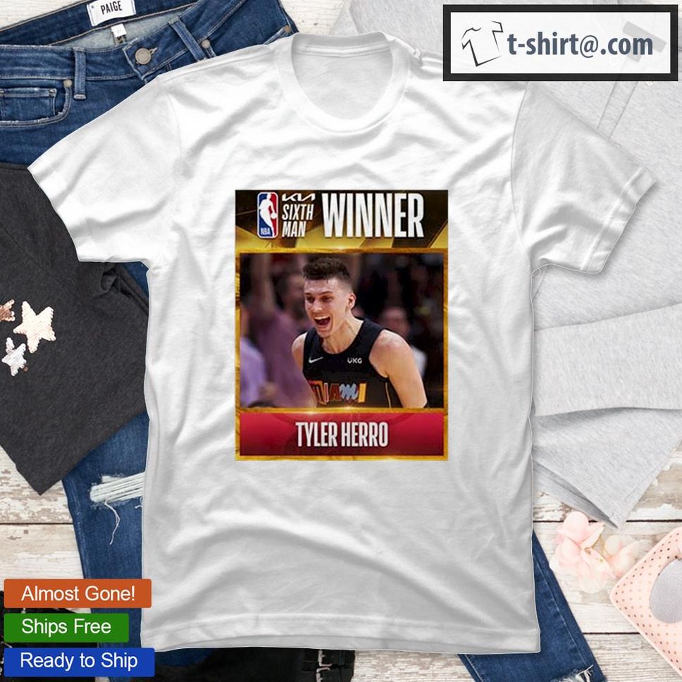 Tyler Herro Winner Sixth Man NBA T Shirt