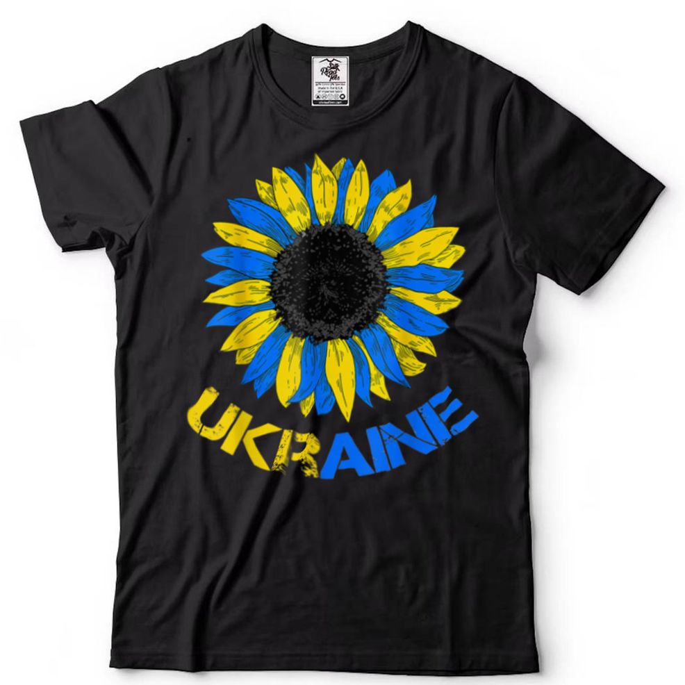 Ukraine Flag Sunflower Vintage Ukrainian Support Lover T Shirt