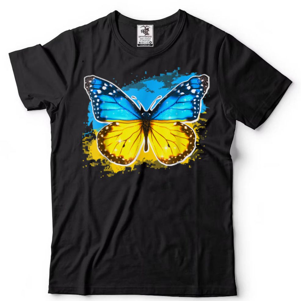 Ukraine Flag Ukrainian Butterfly Shirt Ukraine Butterfly T Shirt