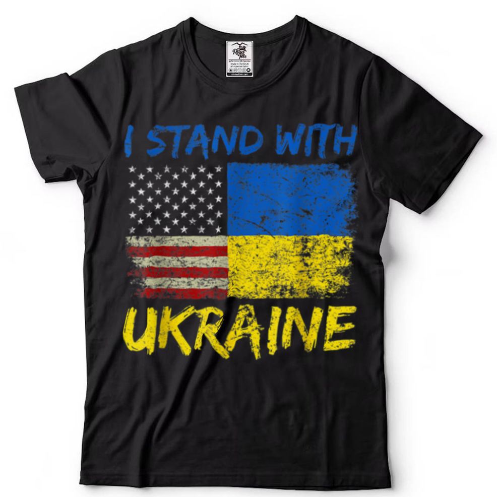 Ukraine Vintage Flag Ukrainian Lovers Ukraine Pride T Shirt B09VBYN273