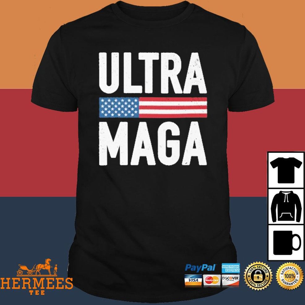 Ultra Maga King Essential American Flag Shirt