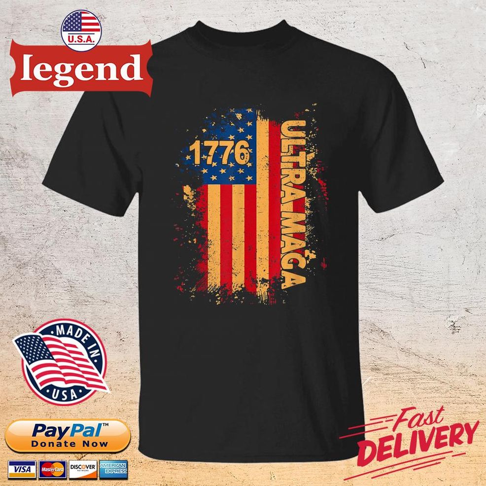 Ultra Mega Proud Patriotic Republicans Proud Ultra Mega 1776 T Shirt