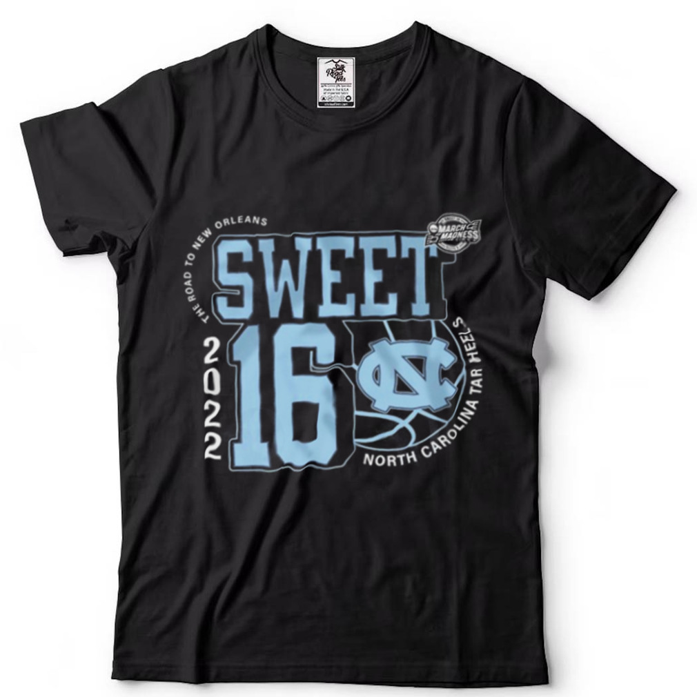 UNC Sweet 16 Shirt, North Carolina Tar Heels Sweet 16 NCAA Men’s Baske T Shirt