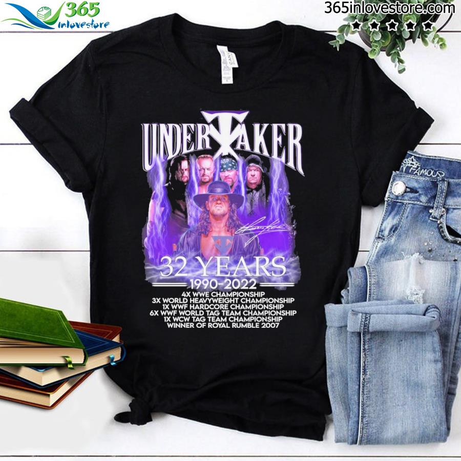 Undertaker 32 years 1990 2022 shirt