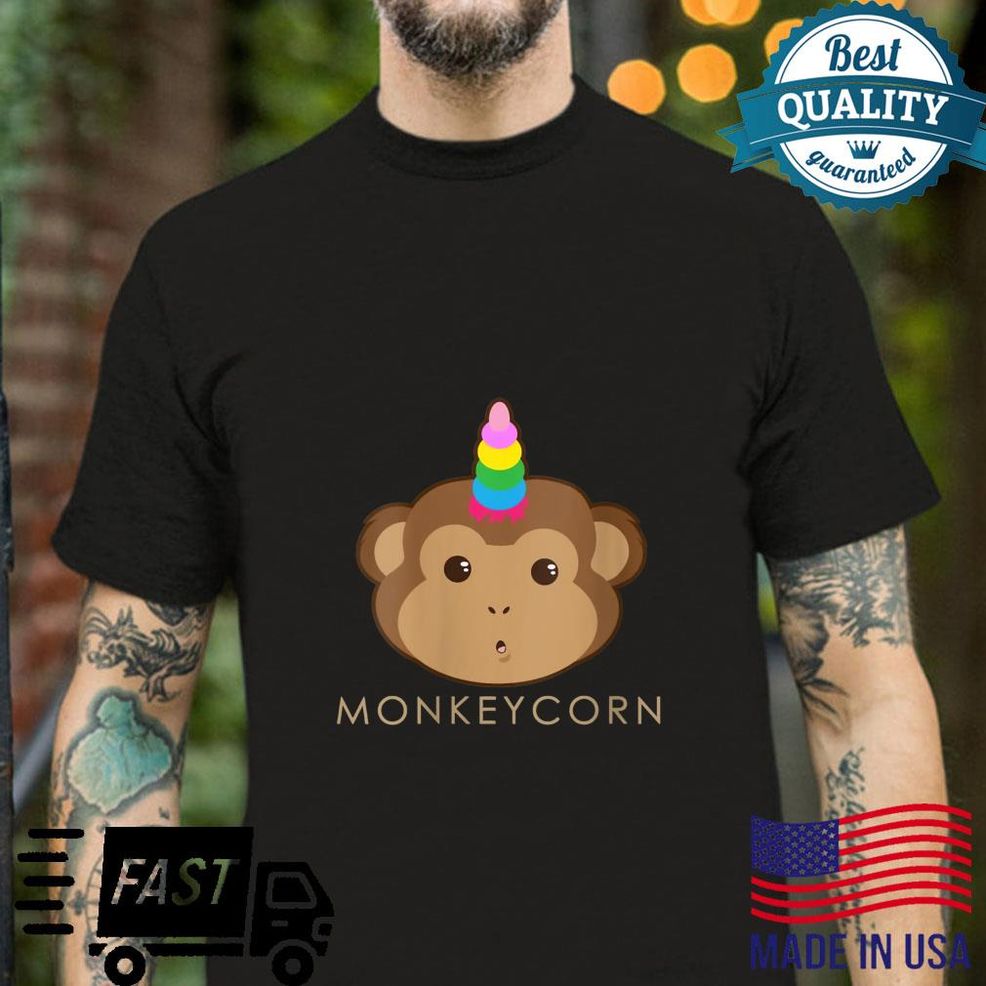 Unicorn Monkeycorn Unicorn Party Idea Shirt