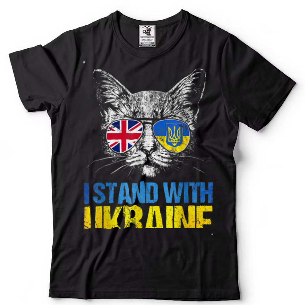 United Kingdom Stands With Ukraine Ukrainian Flag Vintage T Shirt